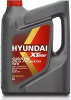 Моторное масло Hyundai XTeer Gasoline Ultra Protection, 5W-30, 6л, синтетическое [1061011]