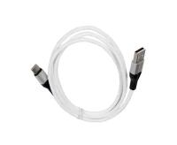 Cable / Кабель USB HOCO X72 Creator silicone для Type-C, 3.0А, длина 1.0м, белый