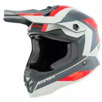 Шлем детский Acerbis IMPACT STEEL JUNIOR Red/Grey M (49-50)