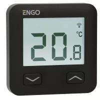 Термостат Salus ENGO Easy комнатный накладной с дисплеем 2хAAA черный