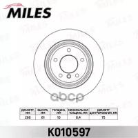 Диск Тормозной Bmw 5 E39 520-525 95-03 Задний D298мм. (Trw Df2768) K010597 Miles арт. K010597