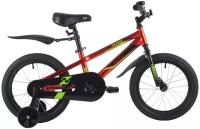 Детский велосипед Novatrack Juster 16, год 2023, цвет Красный