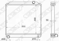 Радиатор TOYOTA DYNA/TOYOACE 97-02 15B-F BU102 Артикул производителя: TY0060-2