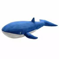 BLAVINGAD Игрушка Плюшевая, синий кит, 100 см IKEA