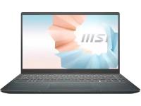 Ноутбук MSI Modern 14 B11MOU-1240RU 9S7-14D334-1240 (Intel Core i7 1195G7 2.9Ghz/16384Mb 512Gb SSD/Intel Iris Xe graphics/Wi-Fi/Bluetooth/Cam/14/1920x1080/Windows 11 Professional 64-bit)