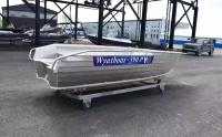 Алюминиевая моторная лодка Wyatboat-390Р с увеличенной высотой борта