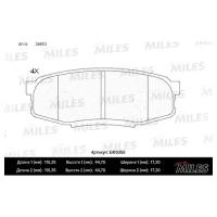 Колодки тормозные TOYOTA LAND CRUISER J200 4.5D/4.7 07-/LEXUS LX570 08- задние MILES E410356