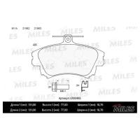 Колодки тормозные MITSUBISHI CARISMA 95-06/COLT/VOLVO S40/V40 пер.SemiMetallic MILES E100465