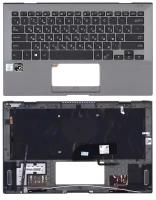 Клавиатура для ноутбука Asus Pro B9440U черная топ-панель