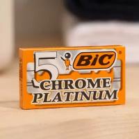 Лезвия PLATINUM chrome на карте, 5 шт