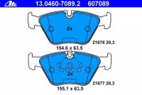 13.0460-7089.2_=270 25=571880B!Колодки Дисковые П Bmw E39 2.0I-3.5I/2.5Tdi/3.0D 95> Ate арт. 13.0460-7089.2