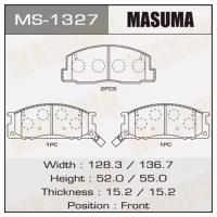 Колодки дисковые Masuma AN-404K аналог AN-293K, MS-1218 (1/10), MS1327 MASUMA MS-1327