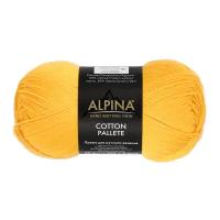 Пряжа ALPINA "COTTON PALLETE" 50% хлопок, 50% акрил 50 г 205 м №11 желтый