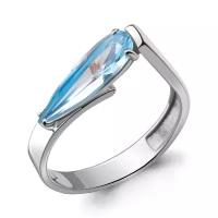 Серебряное кольцо Aquamarine А6964792 с топазом, Серебро 925°, размер 17,5