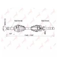 Привод в сборе R, CD1046 LYNXauto CD-1046