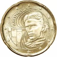Монета Хорватия 20 евроцентов ( центов ) 2023