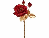 Декоративная "Роза - королевское великолепие", искусственный шёлк, EDG