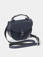 Сумка кожаная Cambridge Satchel The sla Crossbody Bag (Navy)