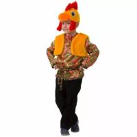 Батик Карнавальный костюм Петушок Петруша, рост 122 см 5006-122-64