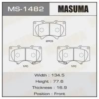 Колодки дисковые Masuma AN-690 (1/12), MS1482 MASUMA MS-1482