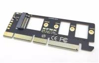 Плата-переходник PCI-Ex16, PCI-Ex8, PCI-Ex4, на M.2 M-key для SSD NVME для ПК