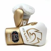 Перчатки боксерские RIVAL RS100 PROFESSIONAL SPARRING GLOVES, 14 унций, белые