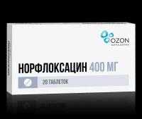 Норфлоксацин таблетки покрыт.плен.об. 400 мг 20 шт