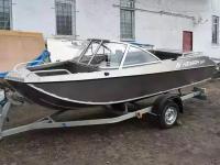 Моторная лодка NEMAN-500DC/ Алюминиевый катер NEMAN-500DC/ лодки Wyatboat