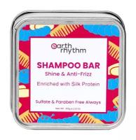 Твердый шампунь для волос c протеинами шелка Earth Rhythm Silk Protein Shampoo Bar