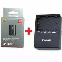 Аккумуляторная батарея Canon LP-E6nh + зарядка Canon LC-E6