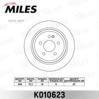 MILES K010623 Диск тормозной задний MERCEDES VIANO/VITO W639 2.0-3.7 03- (TRW DF4356) K010623