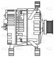 Генератор МАЗ, урал дв. ЯМЗ-236НЕ2, ЯМЗ-6565 (90А) "STARTVOLT"