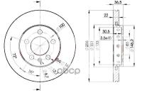 78Bd5602-2_К-Кт Дисков Тормозных Передних! 2Шт Audi A2/A3,Vw Golf/Bora 1.6 96> Icer арт. 78BD5602-2