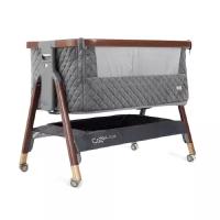 Колыбель Tutti Bambini CoZee Luxe Walnut/Slate с колесами 211208/6581