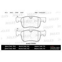 Колодки тормозные BMW 1 F20/21 /3 F30/34/35 /4 F32/36 передние SemiMetallic MILES E100384