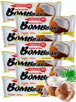 Протеиновый батончик Bombbar Protein Bar 7 x 60 г, Кокос