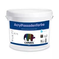 Краска фасадная Caparol Acryl Fassadenfarbe, база 1, белая, 10 л