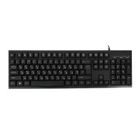 Клавиатура проводная K100 Keyboard K100, USB wired, 105 кл, 1.8m, Foxline