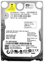 Жесткий диск Western Digital WD1600BEVS 160Gb 5400 SATA 2,5" HDD