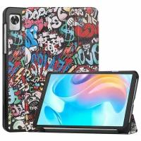 Чехол Smart Case для Realme Pad Mini 8.7 (Graffiti)