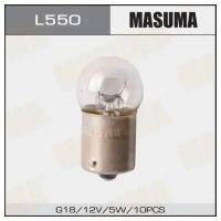 лампа (R5W) 12V габарит/подсвет.номерного знака MASUMA L550