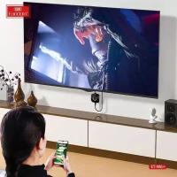 Беспроводной Wi-Fi приемник 4K HDMI для подключения ноутбуков, телефонов и планшетов к телевизору Earldom ET-W6 Plus