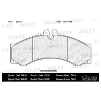 Колодки передние (MB Sprinter 95-06, VW LT 96-06 [164.87319]) E100126 MILES E100126
