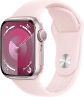 Умные часы Apple Watch Series 9 41mm Aluminum Case with Sport Band M/L (Цвет: Light Pink)