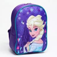 Disney Рюкзак детский, Холодное сердце, 21 x 9 x 26 см, отдел на молнии