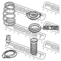 Подшипник опоры переднего амортизатора, NBT32F FEBEST NB-T32F