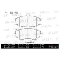 Колодки тормозные HONDA CR-V II/ELEMENT 02- передние SemiMetallic MILES E100367