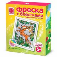 Фреска с блестками "Олень"