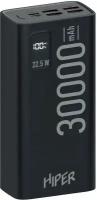 Мобильный аккумулятор HIPER 30000mAh черный (EP 30000 BLACK)