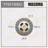 Диск сцепления Masuma 2601702129.8 (1/10) MASUMA TYD122U